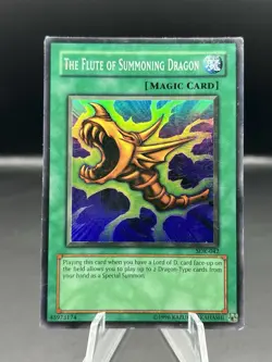 YuGiOh - THE FLUTE OF SUMMONING DRAGON SDK-042 Super Rare Unlimited MP - Image 2