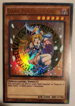 Dark Magician Girl - YGLD-ENB03 - Ultra Rare 1st Edition Yu-Gi-Oh - Image 1