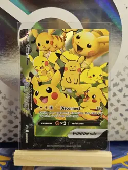 Pikachu V-Union SWSH141 SWSH: Sword & Shield Promo Cards Holo - Image 2