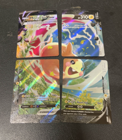 Pokemon Morpeko V-Union 4 Card Set Promo SWSH215 Sleeved - Image 1