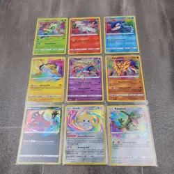 Amazing Rare Complete Set of 9 - Vivid Voltage Shining Fates Pokemon Card - M/NM - Image 1