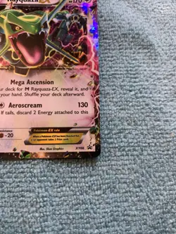 Pokemon TCG Trading Card 2015 Black Star Promo Rayquaza EX Holo Foil XY66 - Image 3