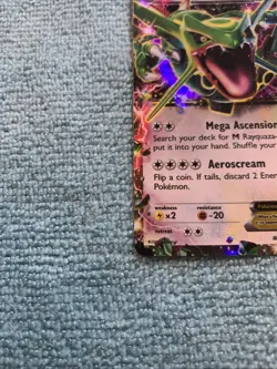 Pokemon TCG Trading Card 2015 Black Star Promo Rayquaza EX Holo Foil XY66 - Image 4