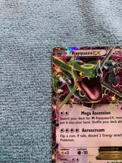 Pokemon TCG Trading Card 2015 Black Star Promo Rayquaza EX Holo Foil XY66 - Image 5