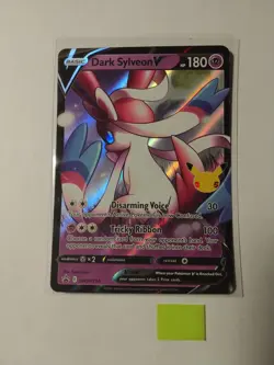 Dark Sylveon V SWSH134 Sword & Shield Promo Cards 25th Anniversary Celebrations - Image 1