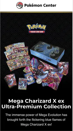 PRESALE Pokemon Trading Card Game: Mega Charizard X ex Ultra-Premium Collection - Image 2