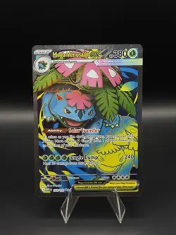 Pokemon Mega Venusaur EX Holo Rare Card 155/132 NM Mega Evolution - Image 1
