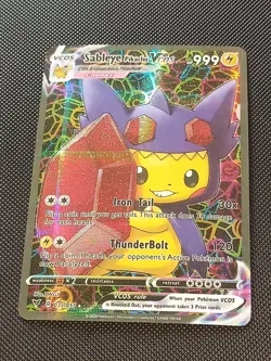 PIKACHU POKEMON SABLEYE COSPLAY CARTE CARD NEW HOLO PRISM COLLECTION BRILLANTE - Image 1