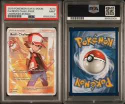 Pokemon TCG Reds Challenge 213/214 SM Unbroken Bonds Full Art Card PSA 9 Mint - Image 3
