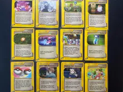 Lot of (12) E-Reader Pokemon Trainer Cards Aquapolis Expedition Regular NM - Image 1