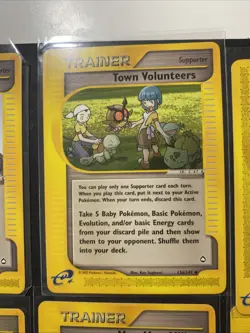 Lot of (12) E-Reader Pokemon Trainer Cards Aquapolis Expedition Regular NM - Image 4