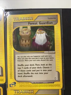 Lot of (12) E-Reader Pokemon Trainer Cards Aquapolis Expedition Regular NM - Image 5