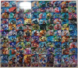 Lot of 100 Japanese Kamen Rider Battle: GANBA LEGENDS Normal & Rare Card Set - Image 1