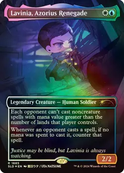 Lavinia, Azorius Renegade RAINBOW FOIL - Secret Lair Drop Series SLD 1685 - Image 1