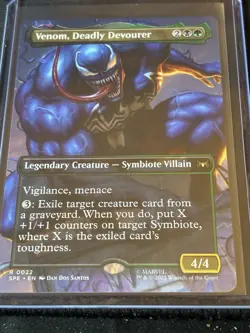 Venom, Deadly Devourer (Borderless) Marvel's Spider-Man: Eternal-Legal Non-Foil - Image 1