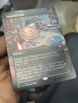 Borderless Foil • Imperial Seal • Double Masters 2022 • NM • Mtg (1994) - Image 3