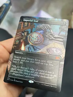 Borderless Foil • Imperial Seal • Double Masters 2022 • NM • Mtg (1994) - Image 4