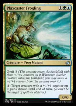 Plaxcaster Frogling - Foil x1 NM Magic the Gathering 1x Modern Masters 2015 mtg - Image 1