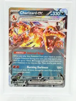 2023 POKEMON OBF EN-OBSIDIAN FLAMES #125 CHARIZARD EX PSA 10 - Image 2
