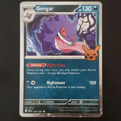 Pokemon TCG Gengar Cosmos Trick or Trade 2024 136/197 - Image 1