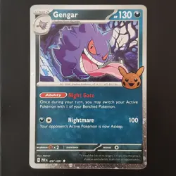Pokemon TCG Gengar Cosmos Trick or Trade 2024 136/197 - Image 4