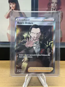 Boss's Orders (Full Art) 189/192 Swsh02: Rebel Clash Holo, Pokemon TCG, NM. - Image 1