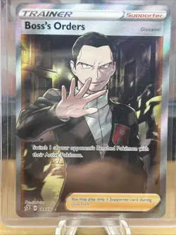 Boss's Orders (Full Art) 189/192 Swsh02: Rebel Clash Holo, Pokemon TCG, NM. - Image 2