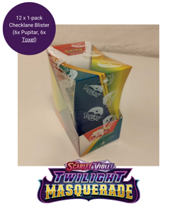 Pokemon Twilight Masquerade Checklane Blister Display SEALED ENGLISH - SHIP FAST - Image 2