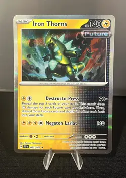Iron Thorns - Holo Rare 062/162 - Pokemon TCG Temporal Forces NM/M - Image 1