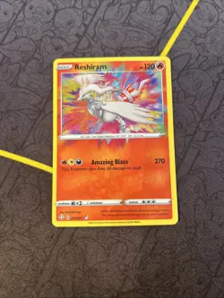 Pokemon TCG Reshiram Shining Fates 017/072 Holo Amazing Rare NM - Image 1