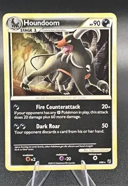 Houndoom 5/90 Holo Rare Pokemon TCG Undaunted 2010 - Image 2