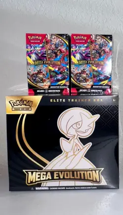 Pokemon Mega Evolution Elite Trainer Box Gardevoir ETB and Booster Bundle x2 NEW - Image 1