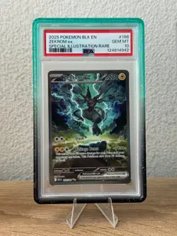 Pokemon TCG Black Bolt Zekrom ex 166/086 Special Illustration Rare SIR PSA 10 - Image 1