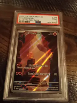 2023 POKEMON CHARMANDER #168/165 PSA 9 US SELLER FAST SHIPPING - Image 1