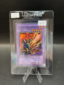 Yugioh Flame Swordsman (LOB-003) SR LP - Image 1