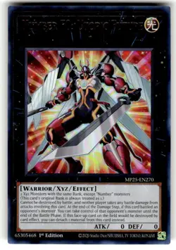 x1 Number F0: Utopic Future - MP25-EN270 - Ultra Rare - 1st Edition Yu-Gi-Oh! M/ - Image 1
