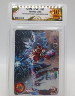 Son Goku #1 Promo Card Japanese Dragon Ball Heroes 2020 SRG 10 - Image 1