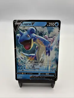 Lapras V 049/202 - Sword & Shield Base Set - Ultra Rare Holo NM Pokemon Card 💧 - Image 1