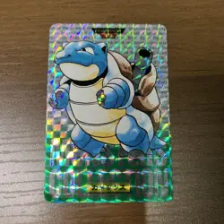 Pokemon Blastoise Monsters Collection 1st Edition Green Card Good - Image 2