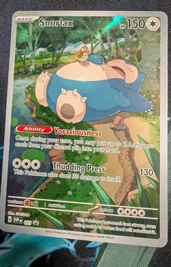 Snorlax 051 SV Scarlet & Violet Promo Holo Card NM+ Condition - Image 1