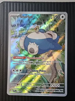 Pokemon Card TCG - Snorlax SVP 051 Scarlet & Violet 151 Black Star Promo - Image 1