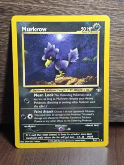 Pokemon Card - Murkrow Neo Genesis 24/111 Rare Vintage 2000 LP - Image 1