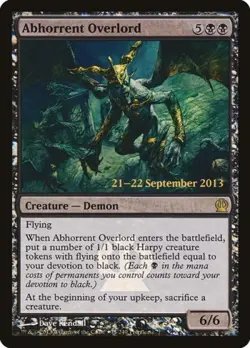 Abhorrent Overlord -Foil Medium Play MTG Promos: Prerelease Cards - Image 1