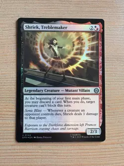 Shriek, Treblemaker - 144 - MTG: Marvel’s Spider-Man: Eternal - Uncommon - FOIL - Image 1