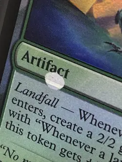 MTG Error Chocobo Racetrack Final Fantasy Foil & Regular #0179 Misprint Ink OBO - Image 1