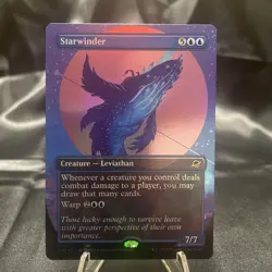 MTG Edge Of Eternities Starwinder Borderless FOIL x1 NM Rare 291 - Image 1