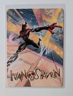 Ultimate Spider-Man Art Series 41/54 - Marvel's Spider-Man MTG - Gold Signature - Image 1