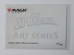 Ultimate Spider-Man Art Series 41/54 - Marvel's Spider-Man MTG - Gold Signature - Image 2