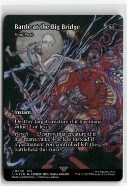 Battle at the Big Bridge - Fatal Push FOIL FINAL FANTASY Through the Ages MTG NM - Image 1