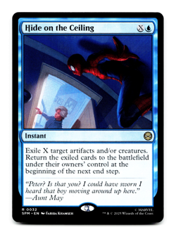 Hide on the Ceiling [Marvel's Spider-Man] MTG NM/M 💧 *Ships Now!* - Image 1